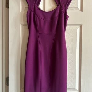 Maggy London Vibrant Purple Mini Dress